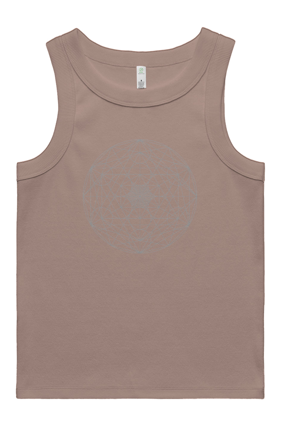 Women's Rib Tank Genetics of the Universe 95% Organic Cotton
