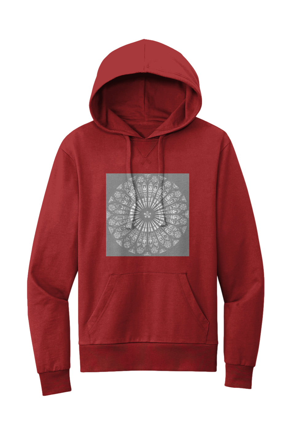 Women's French Terry Hoodie Strasbourg Rose 100% Organic Cotton