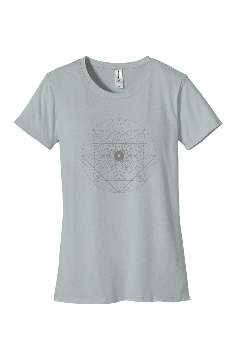 Women's Fitted T-Shirt Web of Creation 100% Organic Cotton