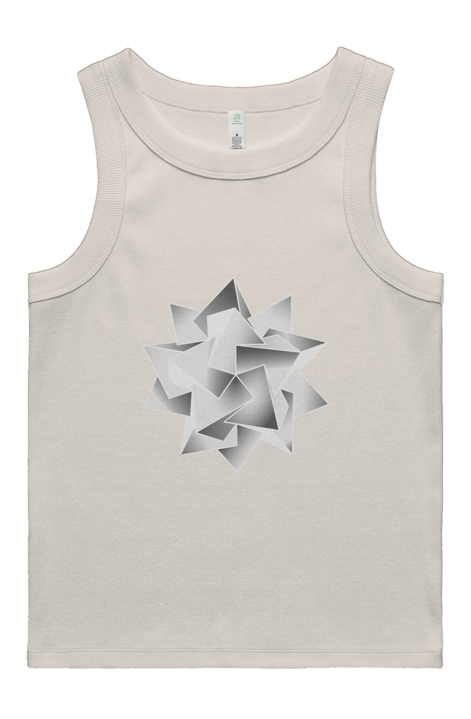 Icosahedra Women's Rib Tank- 100% Organic Cotton