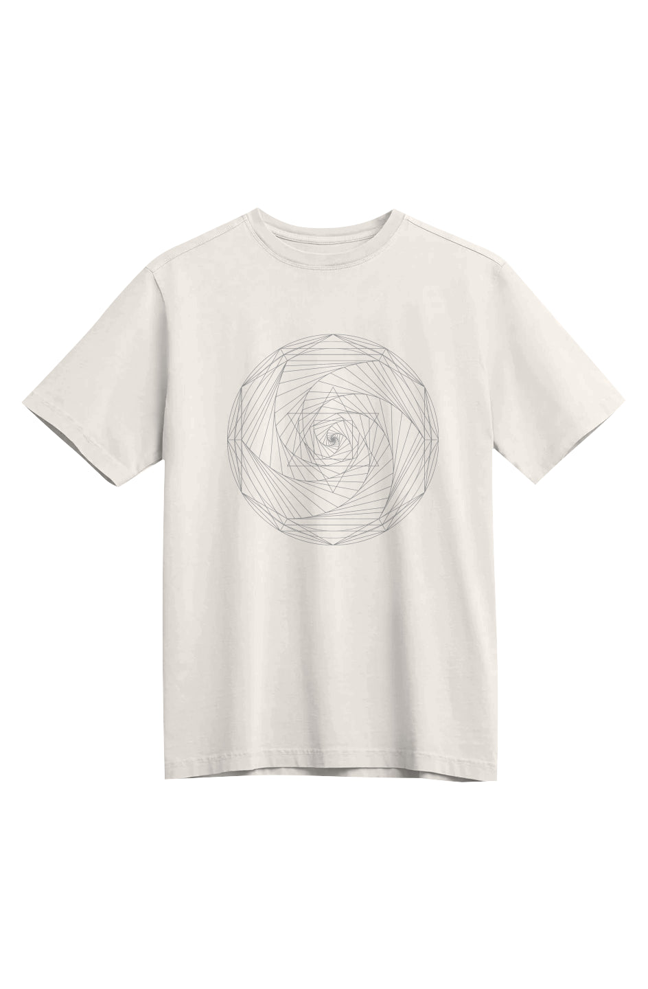 Spiral Merkaba Men's Heavyweight T-Shirt-100% Organic Cotton