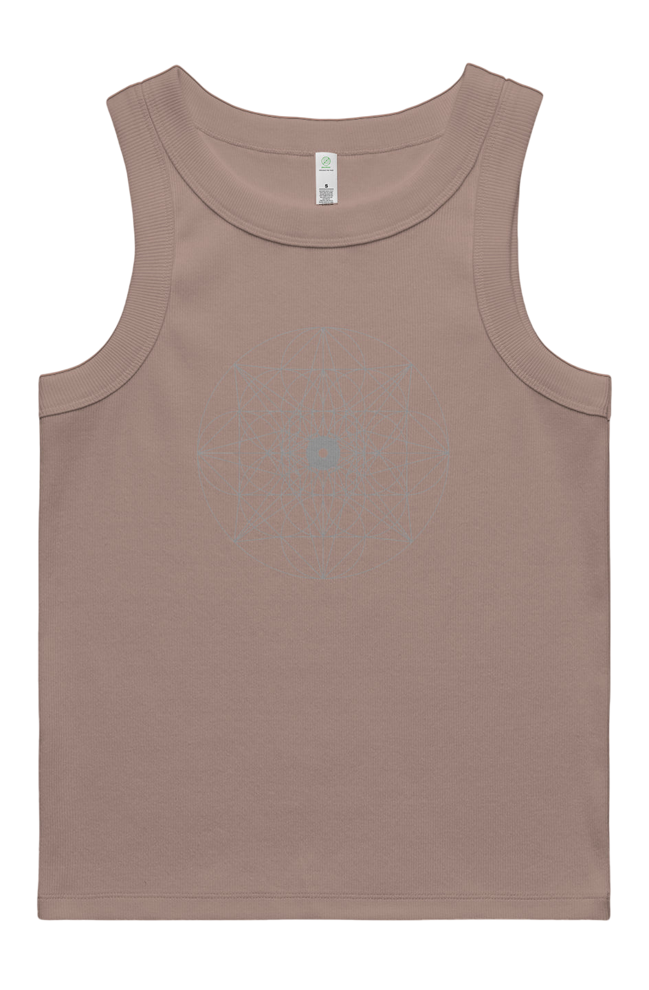 Women's Rib Tank   Web of Creation   95% Organic Cotton