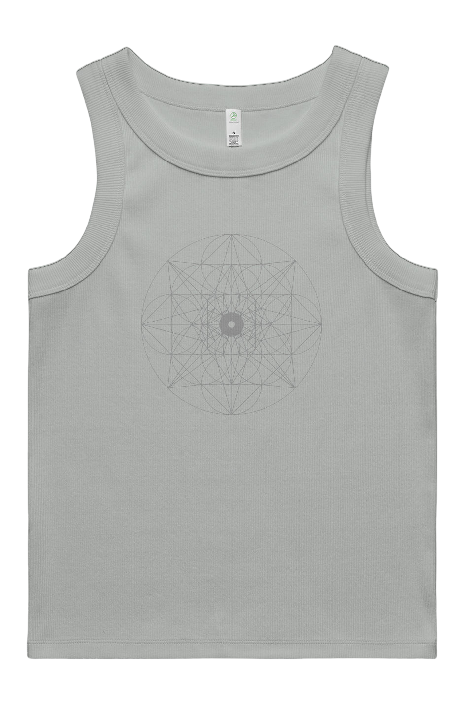 Women's Rib Tank   Web of Creation   95% Organic Cotton