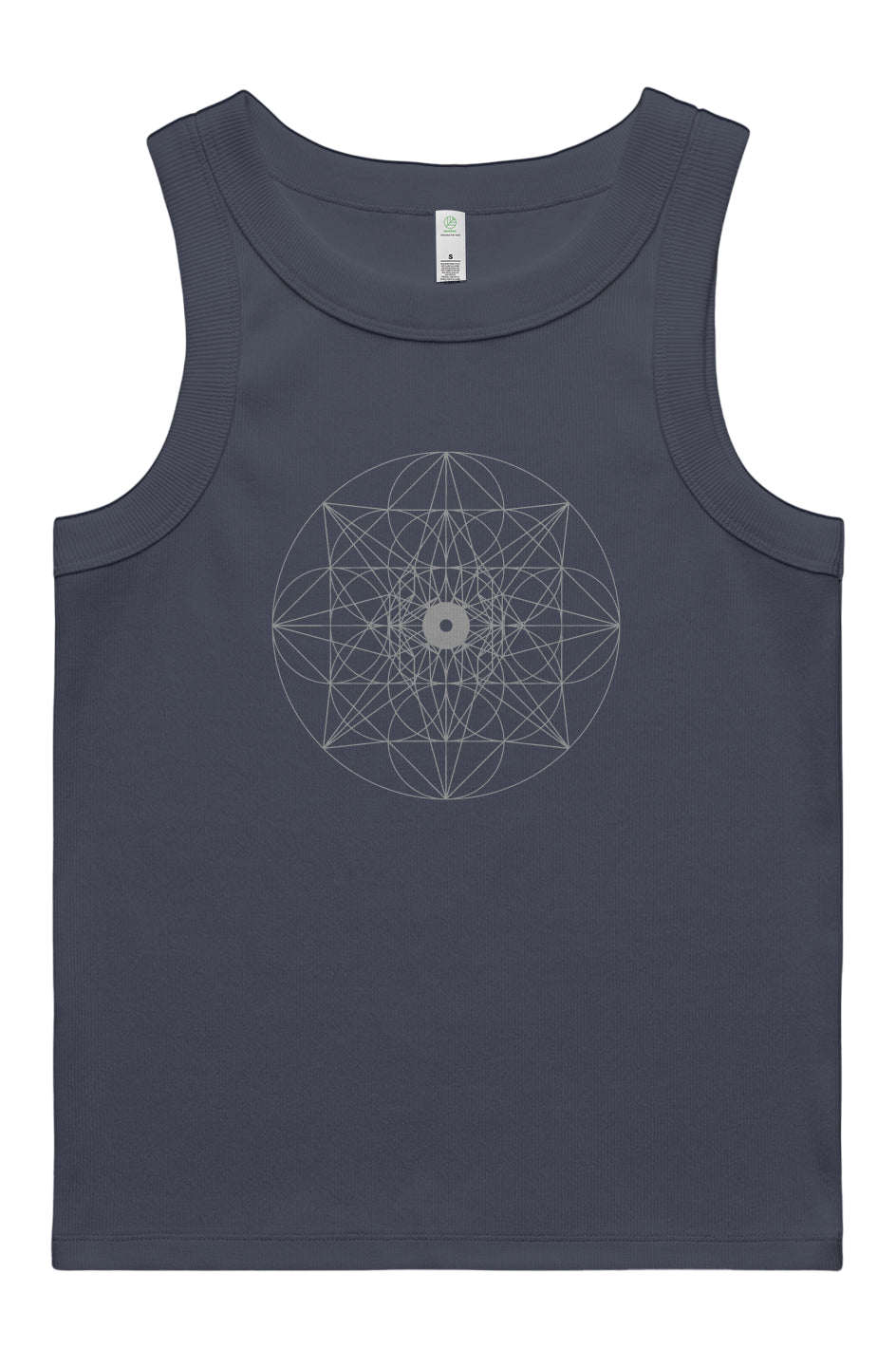 Women's Rib Tank   Web of Creation   95% Organic Cotton