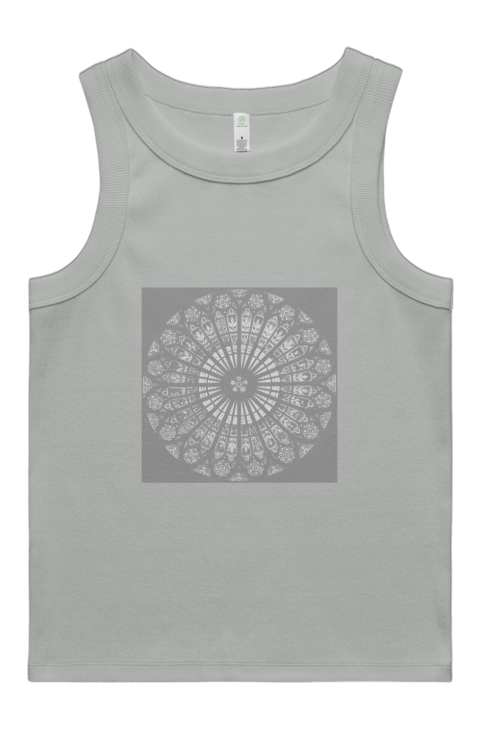 Women's Rib Tank   Strasbourg Rose   95% Organic Cotton