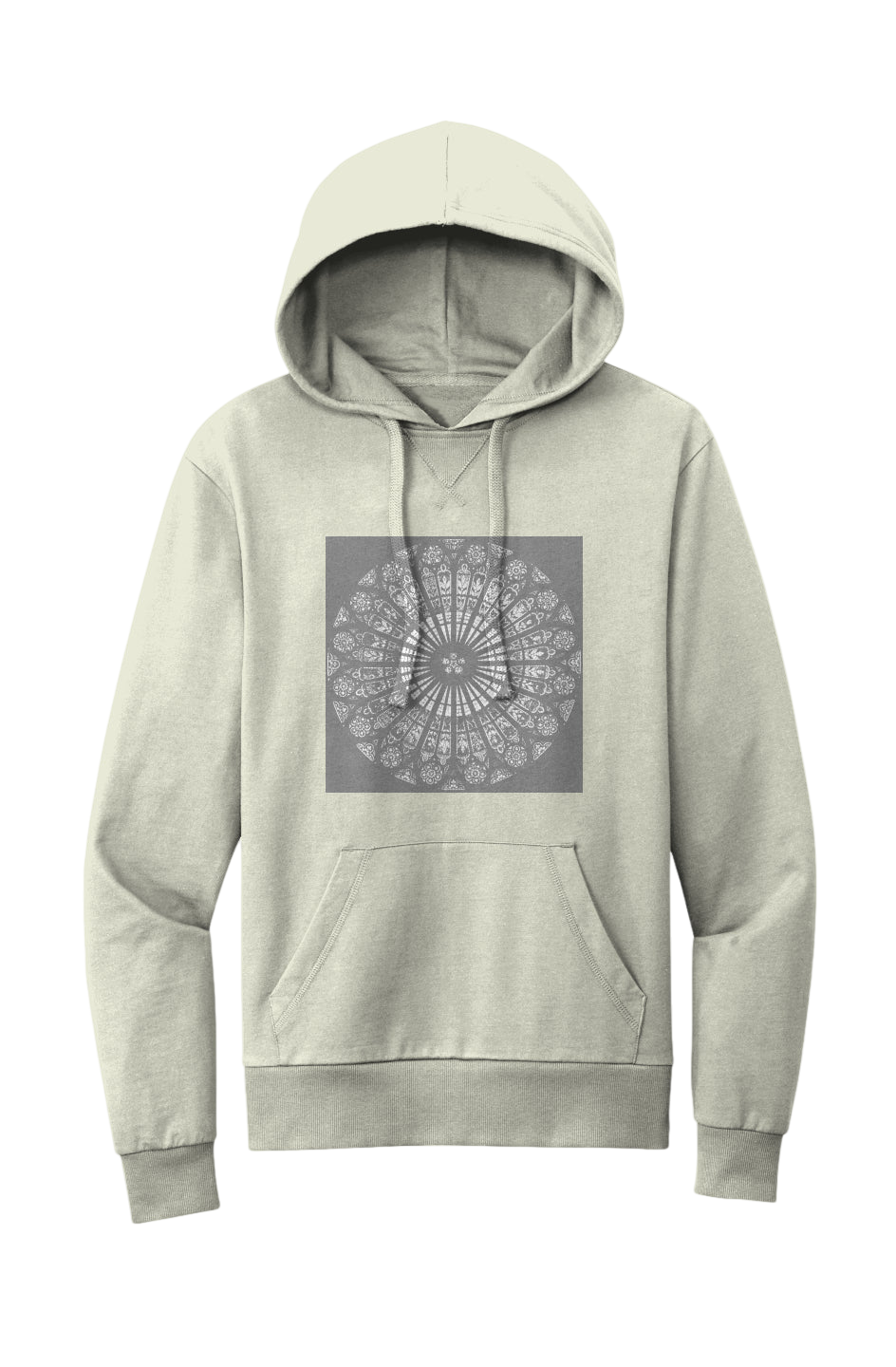 Strausburg Rose Window Women's Organic French Terry Pullover Hoodie
