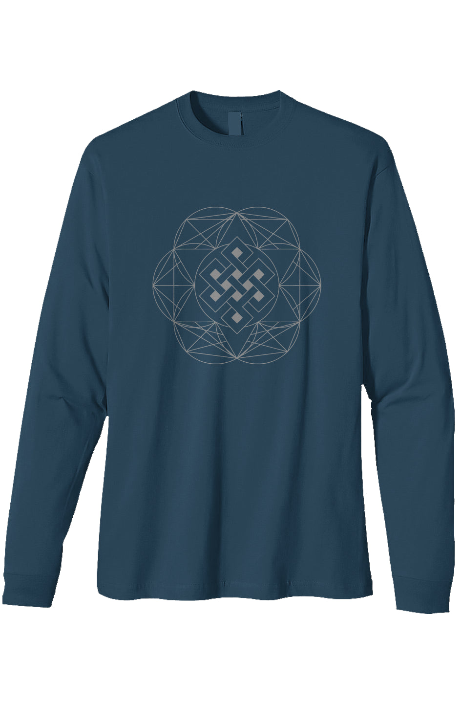 Men's Heavyweight Long Sleeve T-Shirt   Cosmic Gnosis   100% Organic Cotton