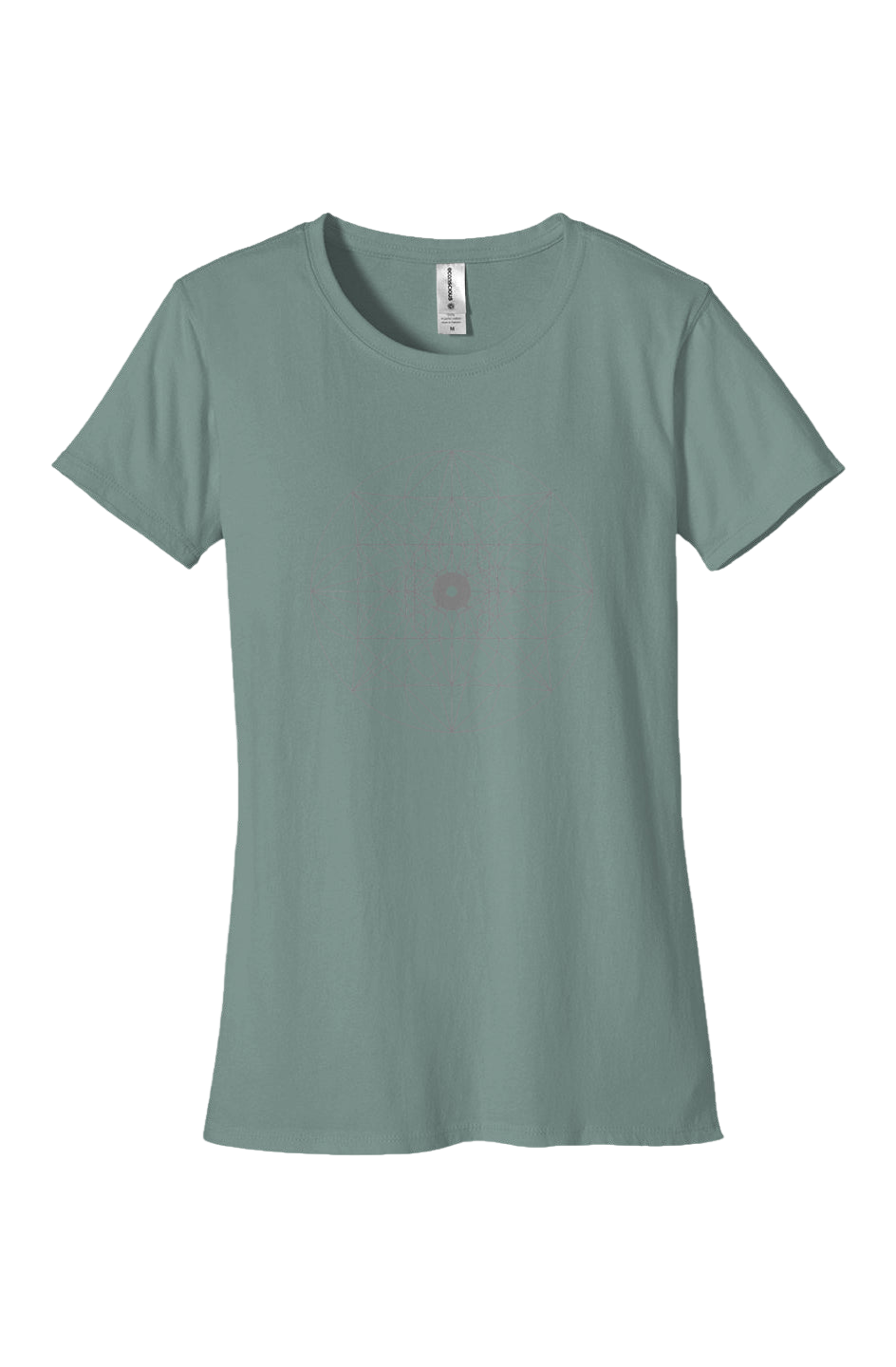 Women's Fitted T-Shirt   Web of Creation   100% Organic Cotton