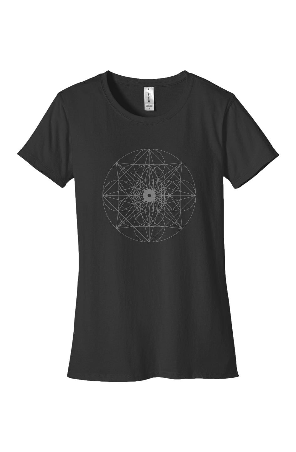 Women's Fitted T-Shirt   Web of Creation   100% Organic Cotton