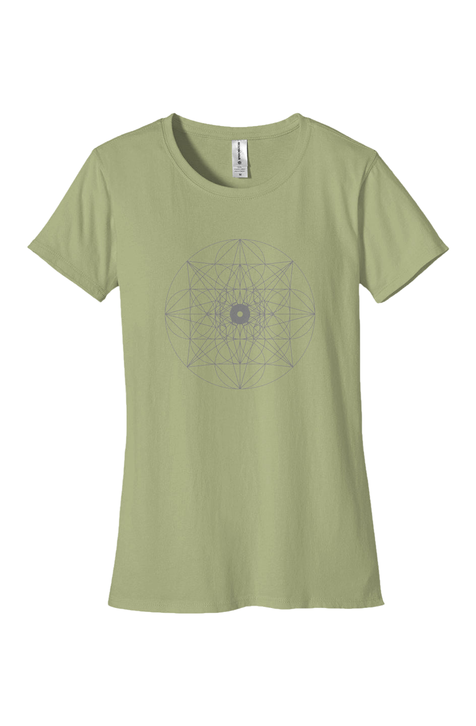 Women's Fitted T-Shirt   Web of Creation   100% Organic Cotton
