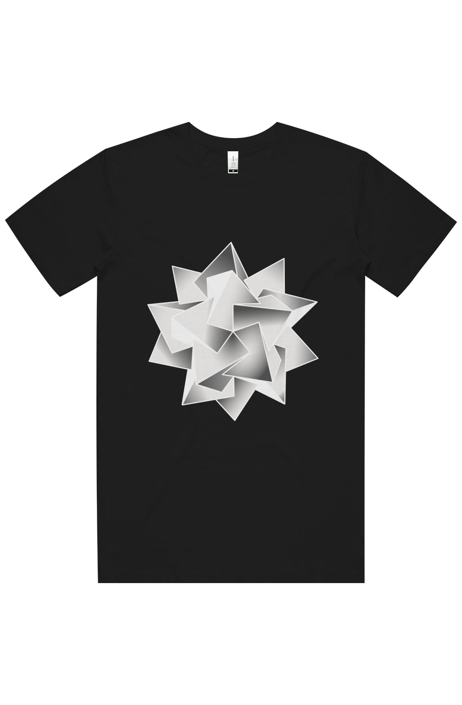 Polyhedra Icosahedron Men's Staple T-Shirt- 100% Organic Cotton