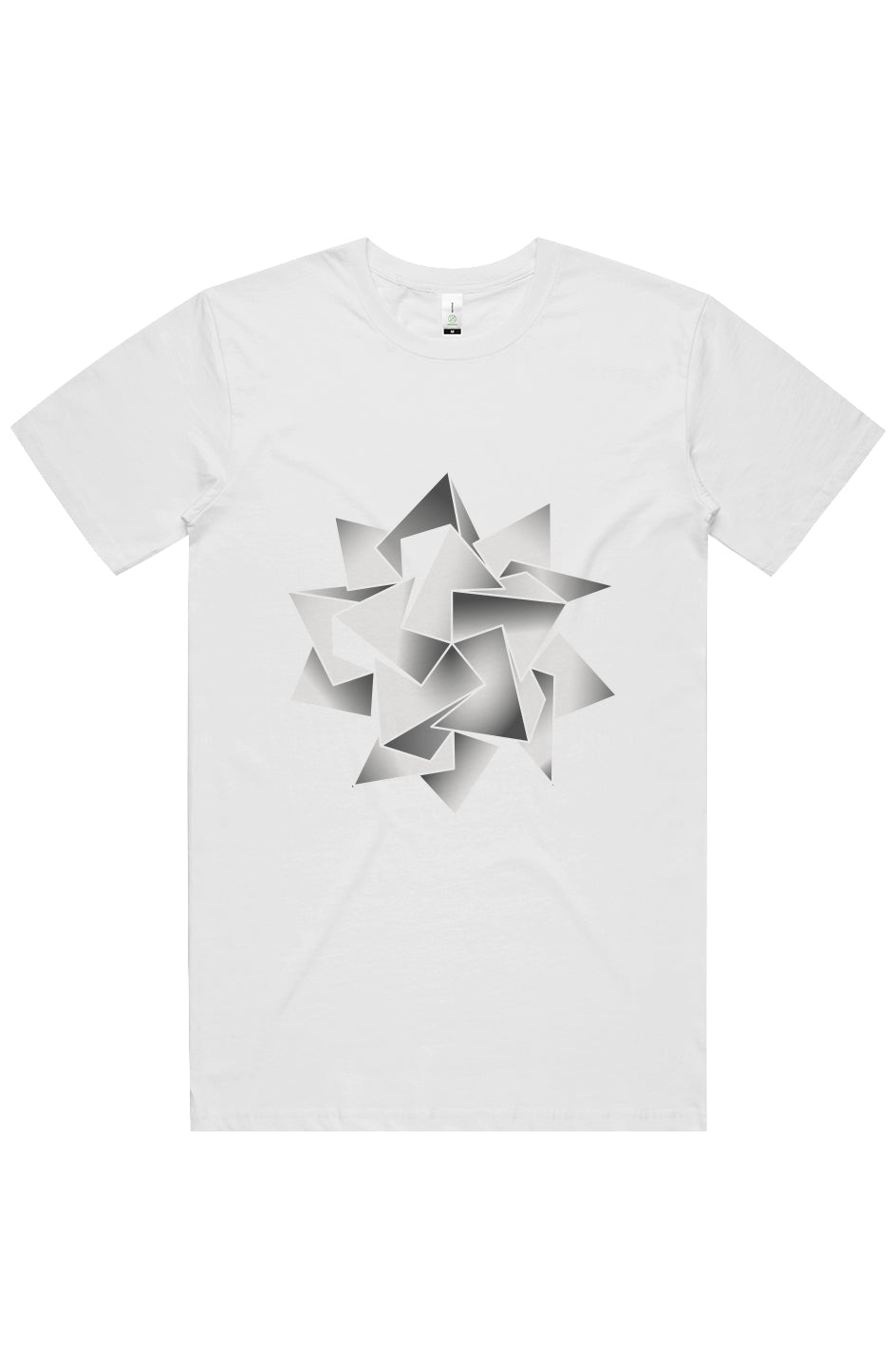 Polyhedra Icosahedron Men's Staple T-Shirt- 100% Organic Cotton