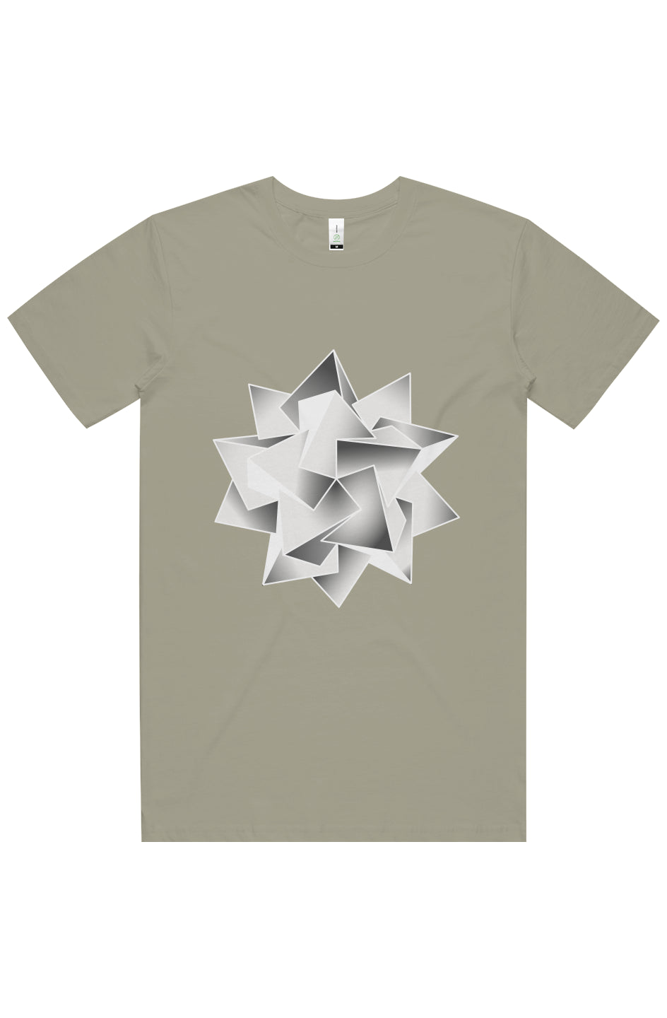 Men's Regular Fit T-Shirt   Icosahedron   100% Organic Cotton