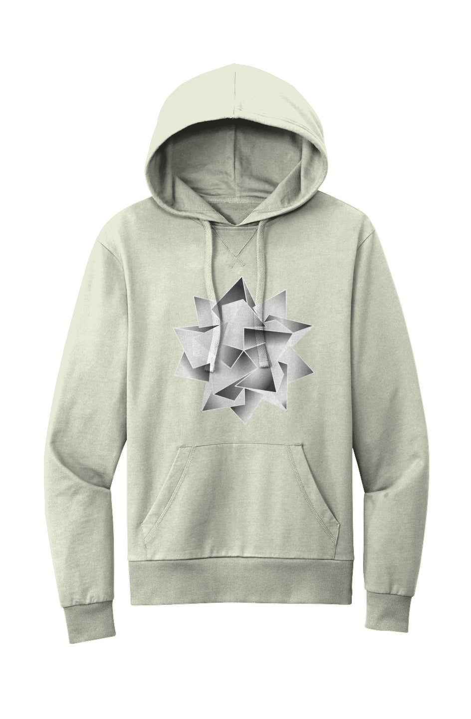  Polyhedra Icosahedron Women's French Terry Hoodie- 100% Organic Cotton 
