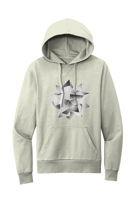  Polyhedra Icosahedron Women's French Terry Hoodie- 100% Organic Cotton 