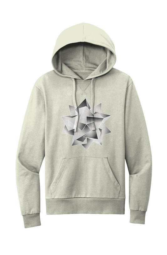  Polyhedra Icosahedron Women's French Terry Hoodie- 100% Organic Cotton 