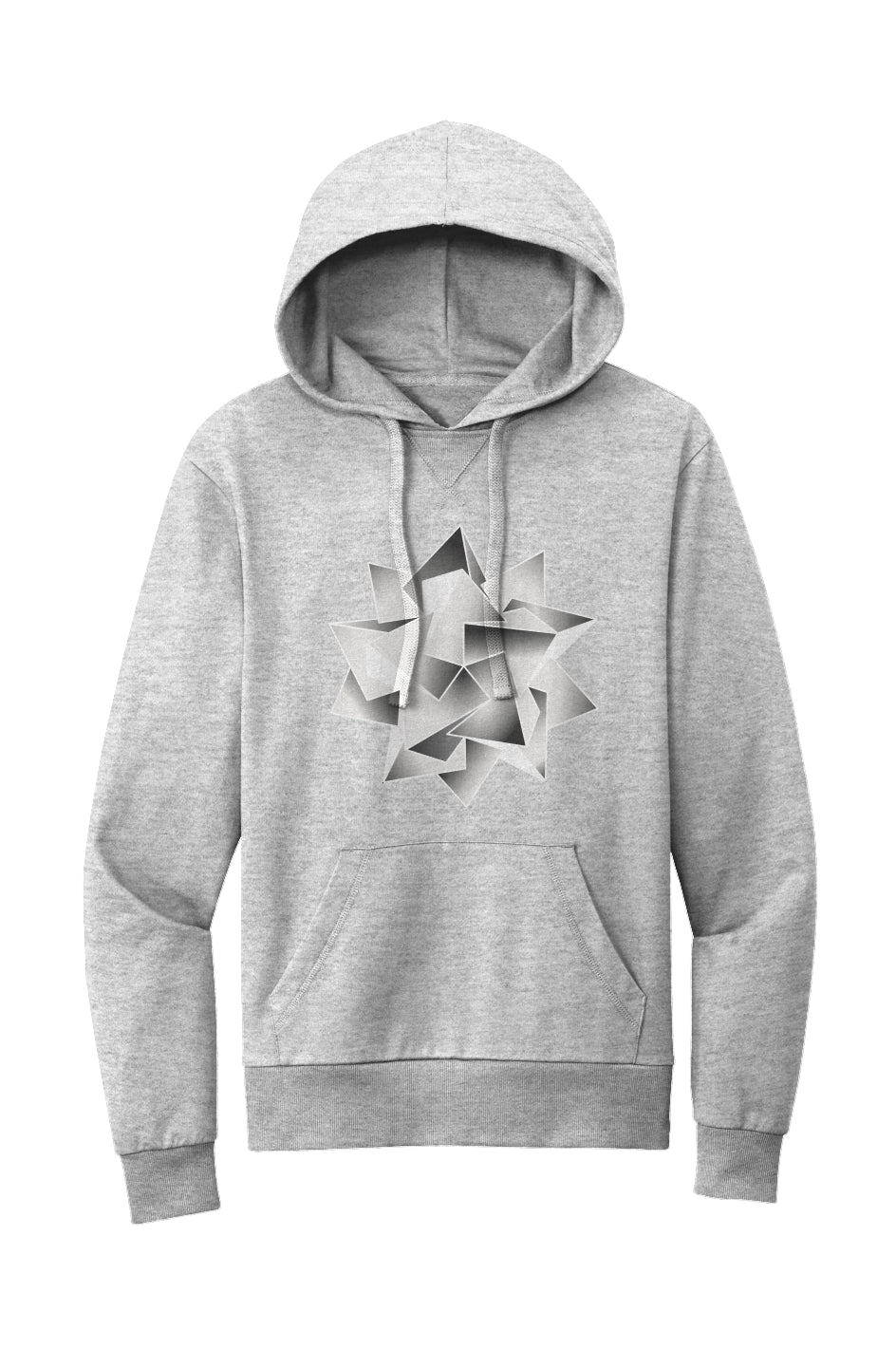 Icosahedron Women's French Terry Hoodie- 100% Organic Cotton