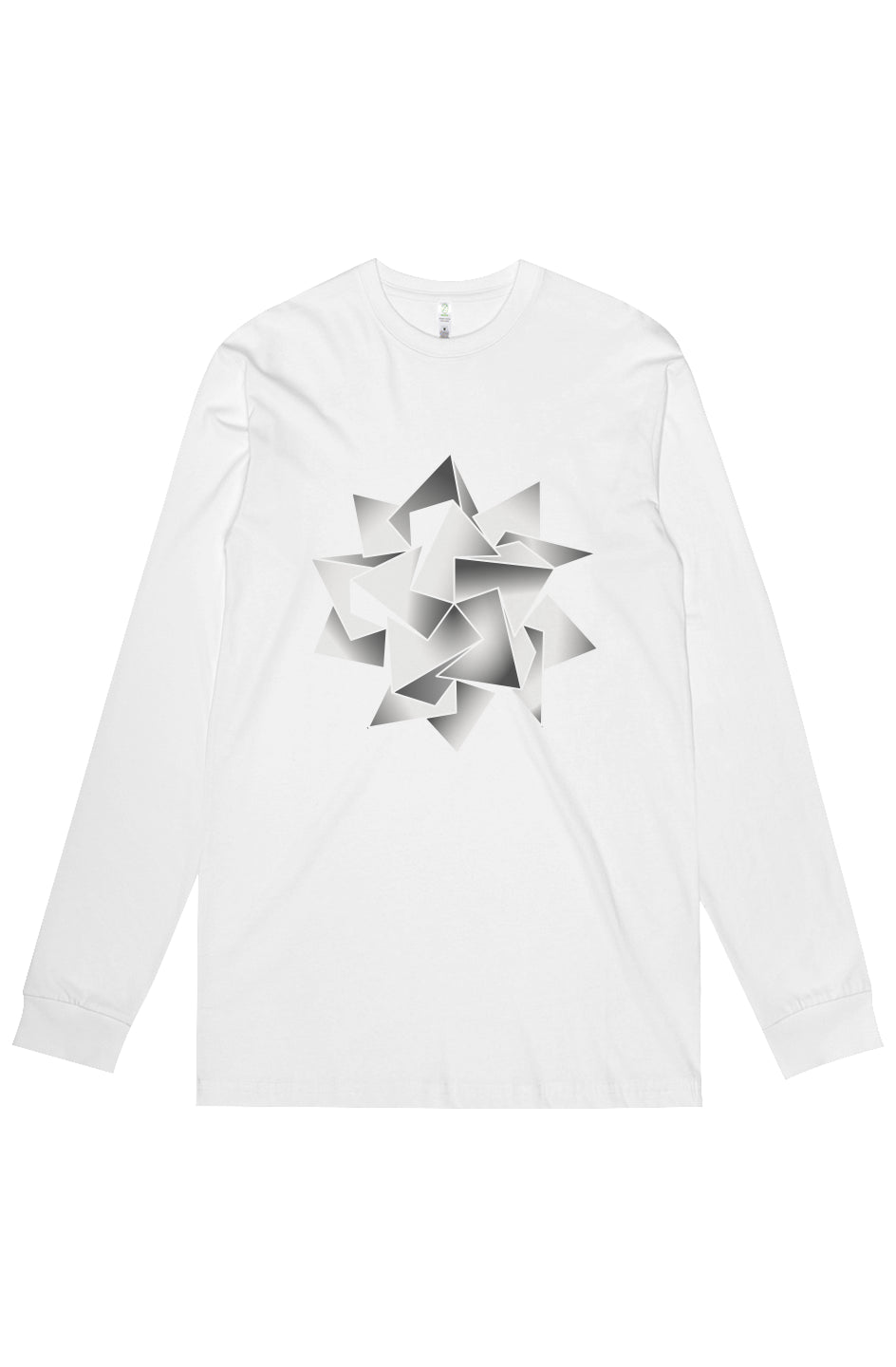 Icosahedra Men's Long Sleeve T-Shirt-100% Organic Cotton