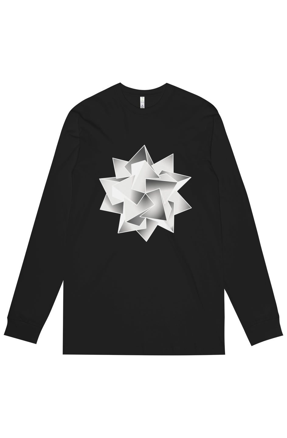 Icosahedra Men's Long Sleeve T-Shirt-100% Organic Cotton