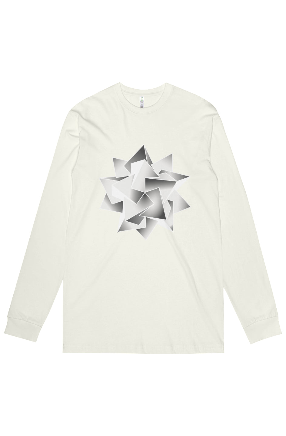 Icosahedra Men's Long Sleeve T-Shirt-100% Organic Cotton