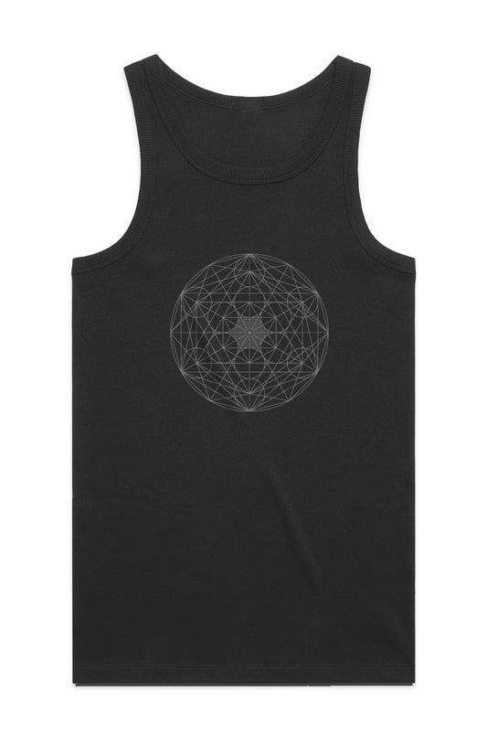 Genetics of the Universe Men's Ribbed Tank-100% Organic Cotton