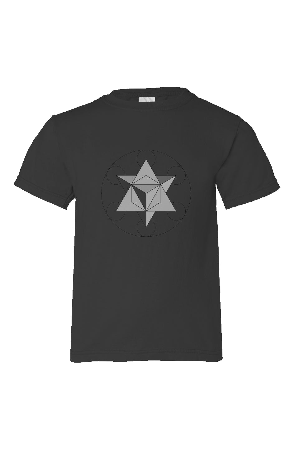 Primordial Force Merkaba Kids T Shirt- 100% Organic Cotton