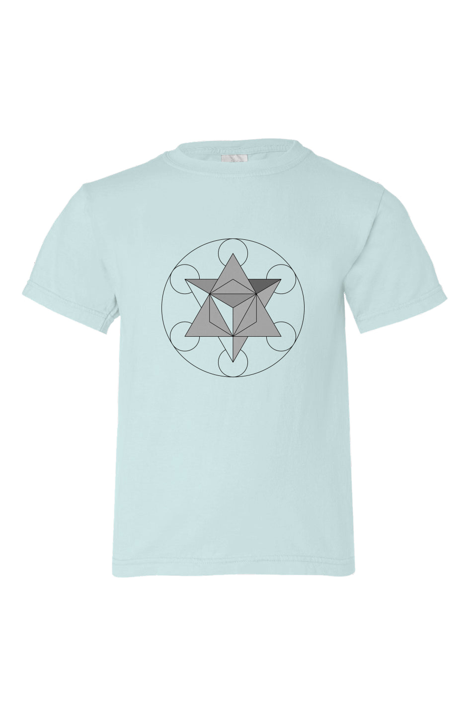 Kids T-Shirt   Primordial Force Merkaba   100% Organic Cotton
