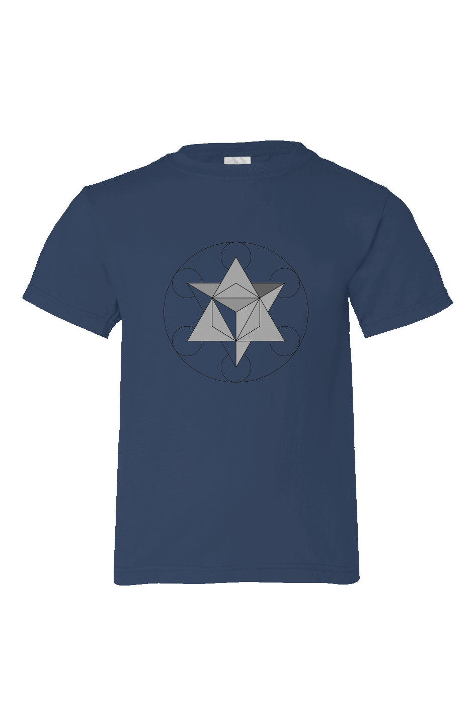 Kids T-Shirt   Primordial Force Merkaba   100% Organic Cotton