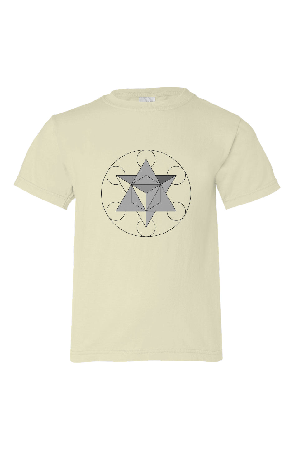 Kids T-Shirt   Primordial Force Merkaba   100% Organic Cotton