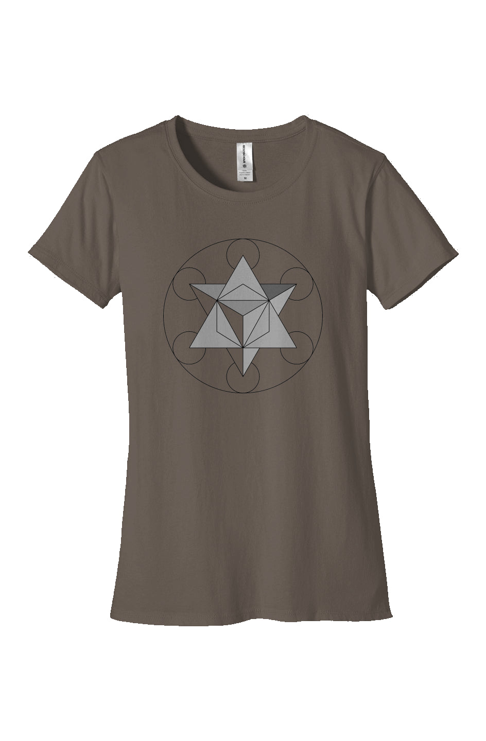 Women's Classic T-Shirt   Primordial Force Merkaba   100% Organic Cotton