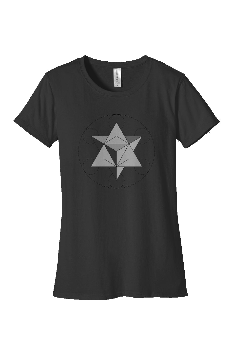 Women's Classic T-Shirt   Primordial Force Merkaba   100% Organic Cotton