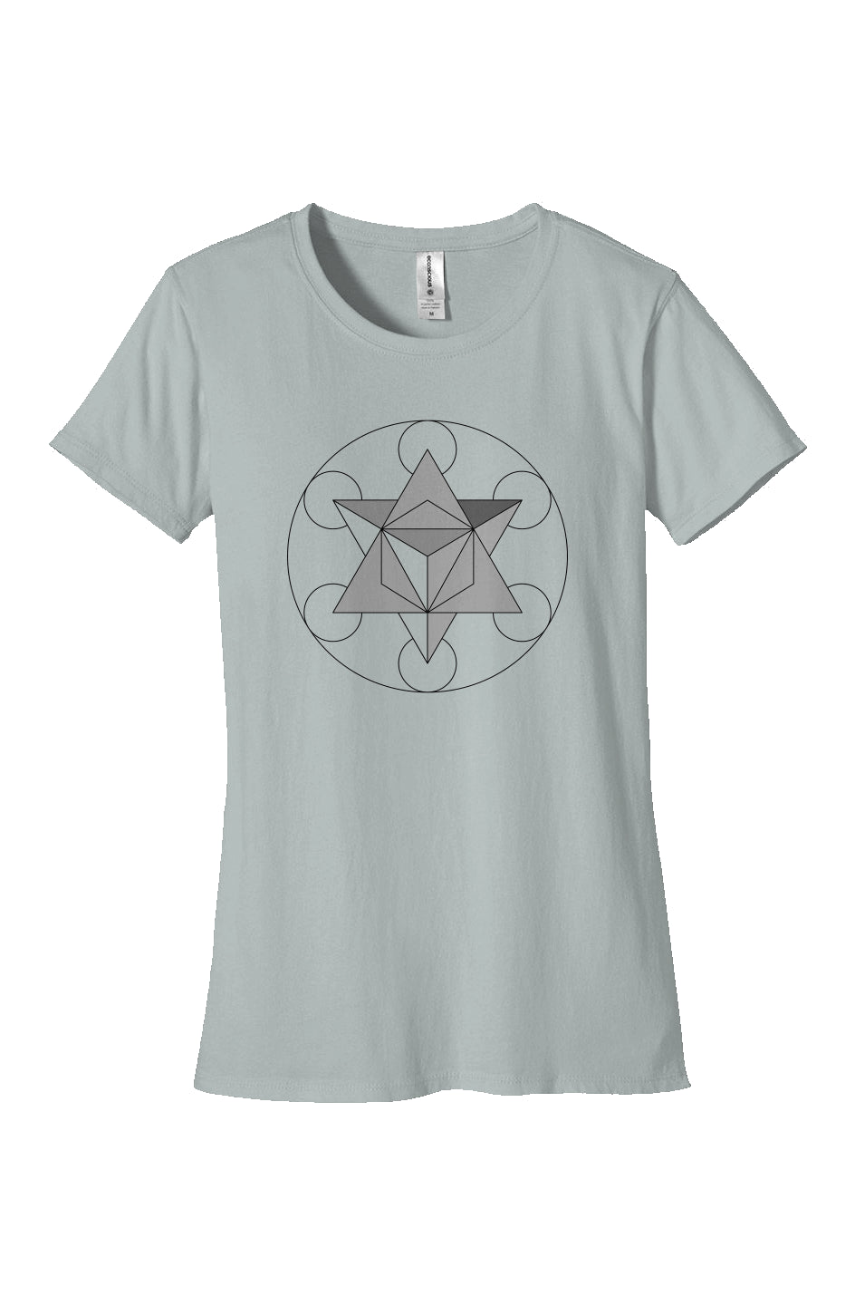 Women's Classic T-Shirt   Primordial Force Merkaba   100% Organic Cotton