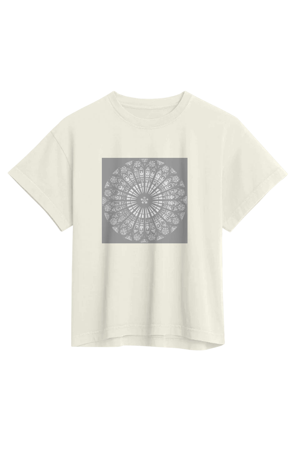 Strabourg Rose Womens Heavyweight Tshirt- 100% Organic Cotton