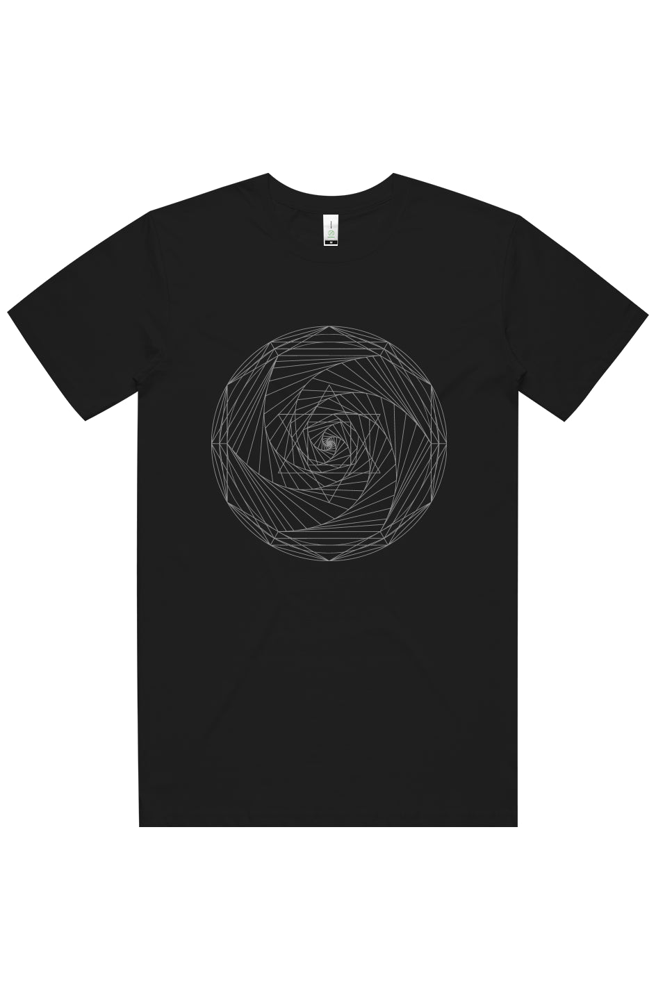 Spiral Merkaba Men's Regular Fit T-Shirt-100% Organic Cotton