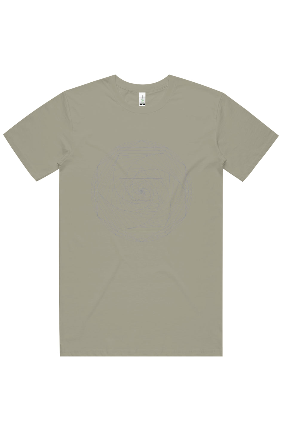 Spiral Merkaba Men's Regular Fit T-Shirt-100% Organic Cotton