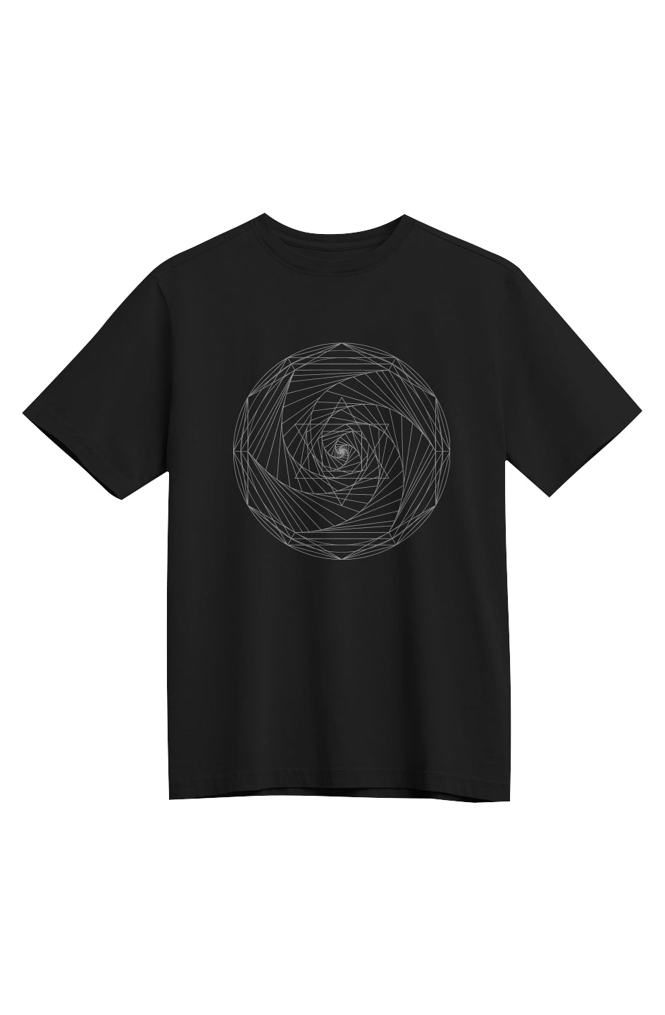 Spiral Merkaba Men's Heavyweight T-Shirt-100% Organic Cotton
