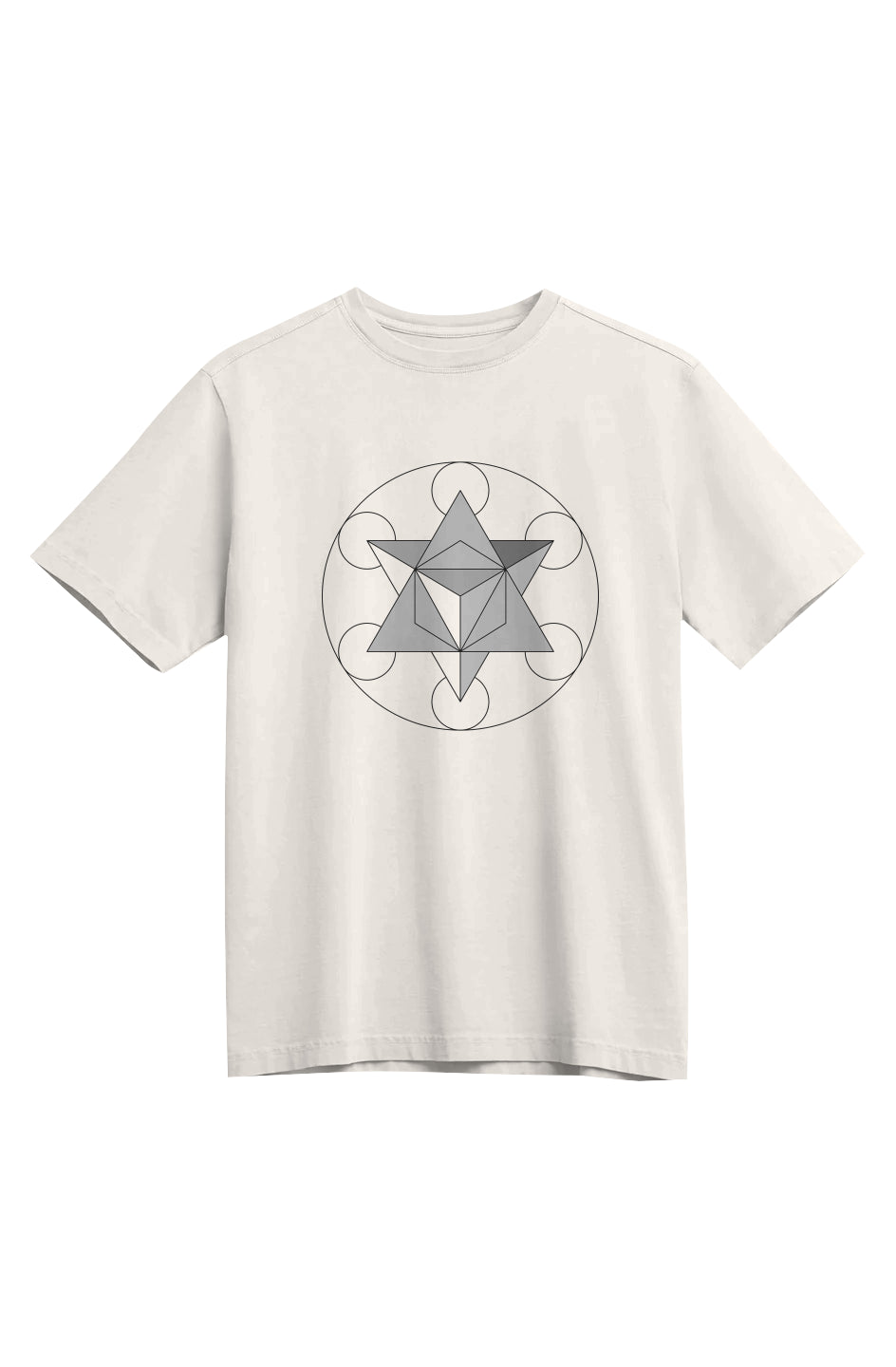  Primordial Force Merkaba Men's Heavyweight T-Shirt- 100% Organic Cotton