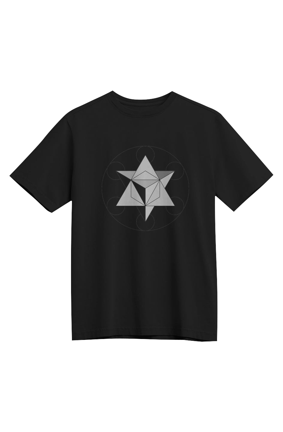  Primordial Force Merkaba Men's Heavyweight T-Shirt- 100% Organic Cotton