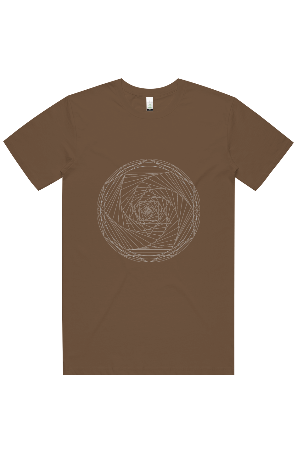 Men's Regular Fit T-Shirt Spiral Merkaba 