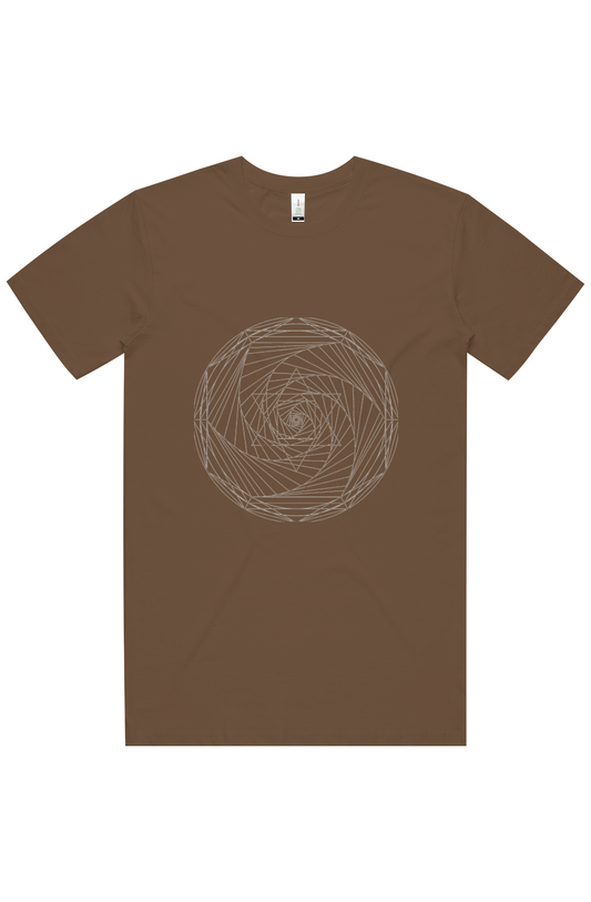 Men's Regular Fit T-Shirt Spiral Merkaba 