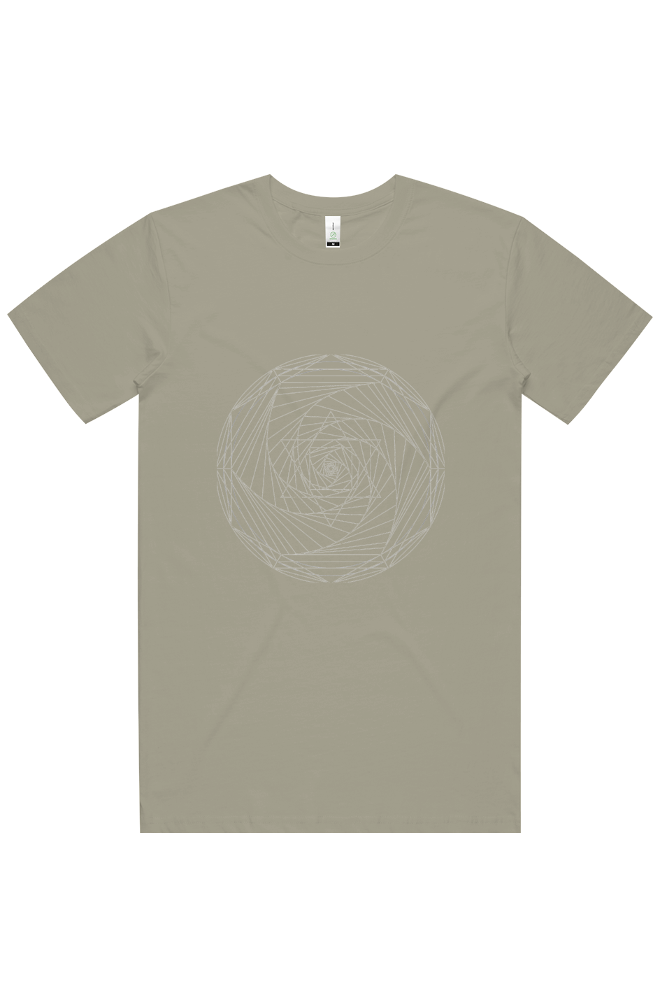 Men's Regular Fit T-Shirt Spiral Merkaba 