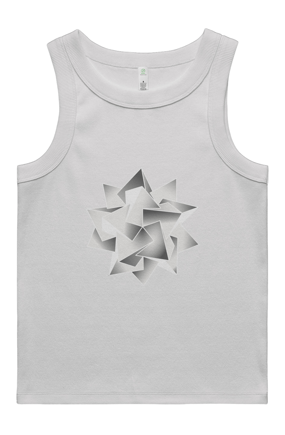Icosahedra Women's Rib Tank - 100% Organic Cotton - Wearable Alchemy