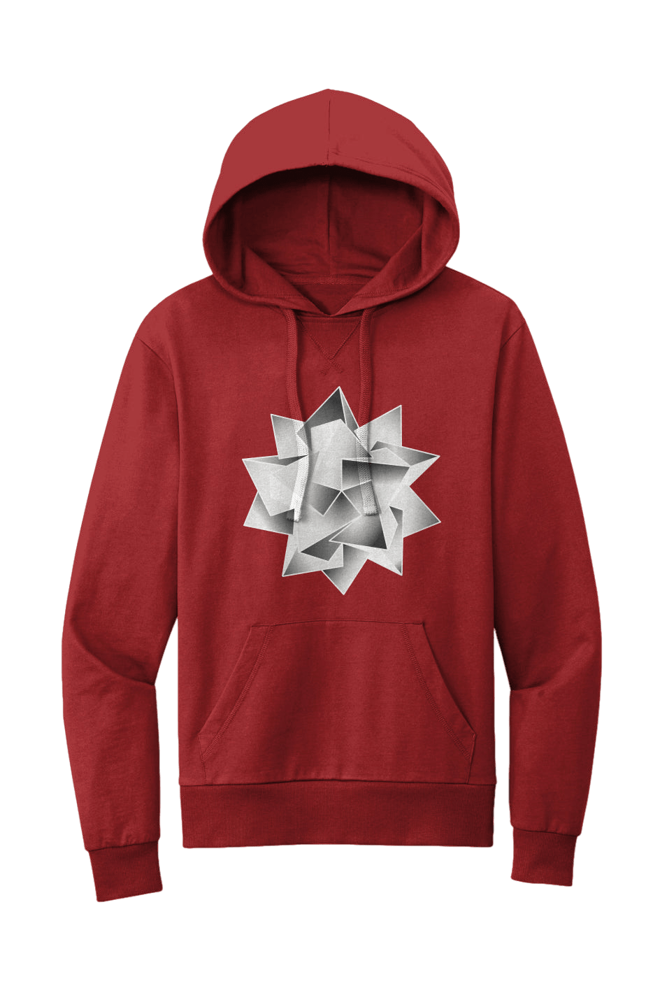 Icosahedron Women's French Terry Hoodie - 100% Organic Cotton - Wearable Alchemy