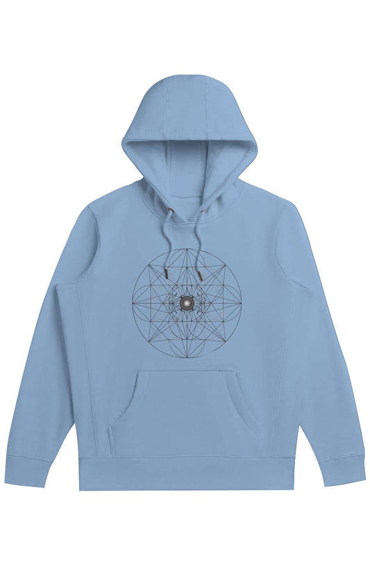 Men's Heavyweight Hoodie Web of Creation 100% Organic Cotton - Wearable Alchemy