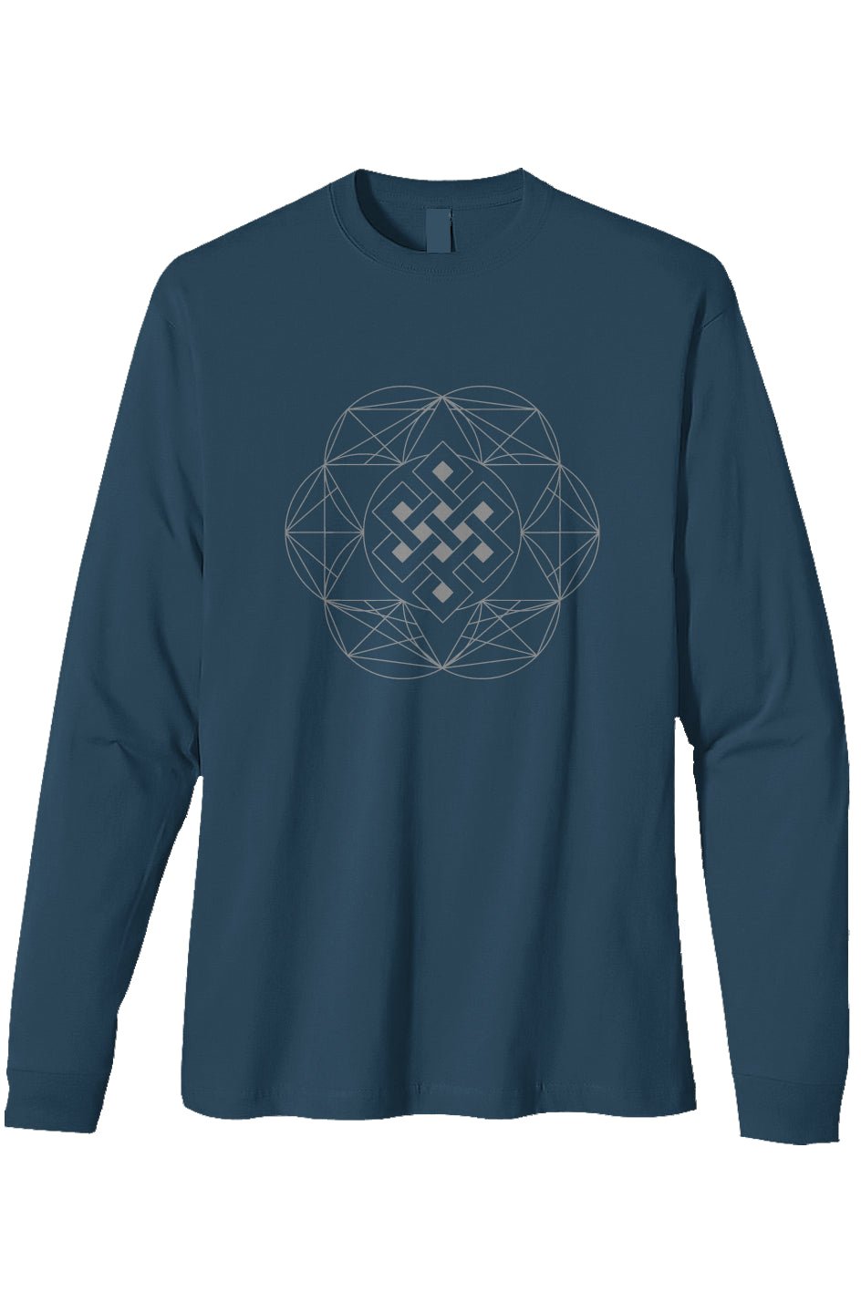 Men's Heavyweight Long Sleeve T-Shirt Cosmic Gnosis 100% Organic Cotton - Wearable Alchemy