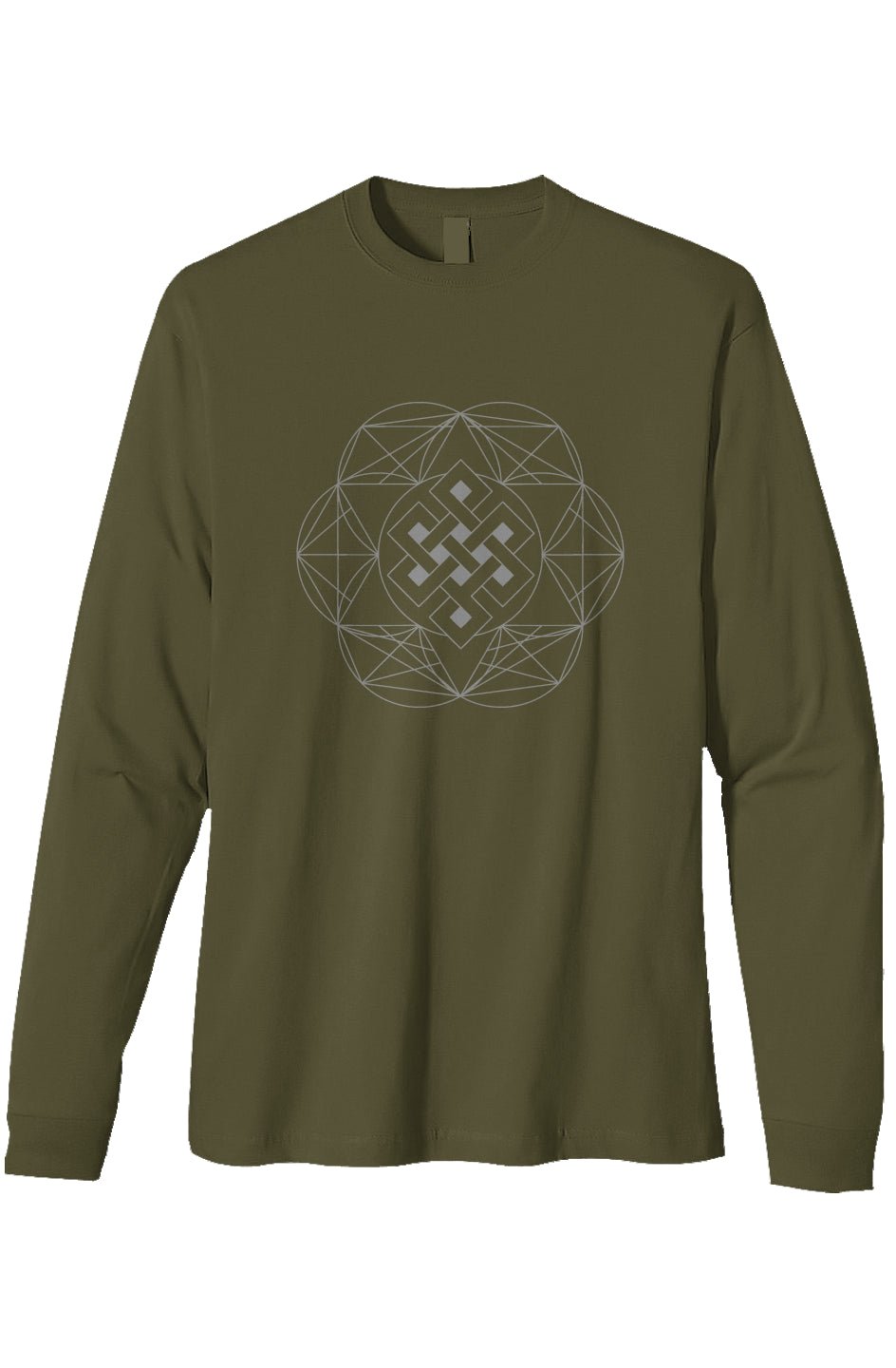 Men's Heavyweight Long Sleeve T-Shirt Cosmic Gnosis 100% Organic Cotton - Wearable Alchemy