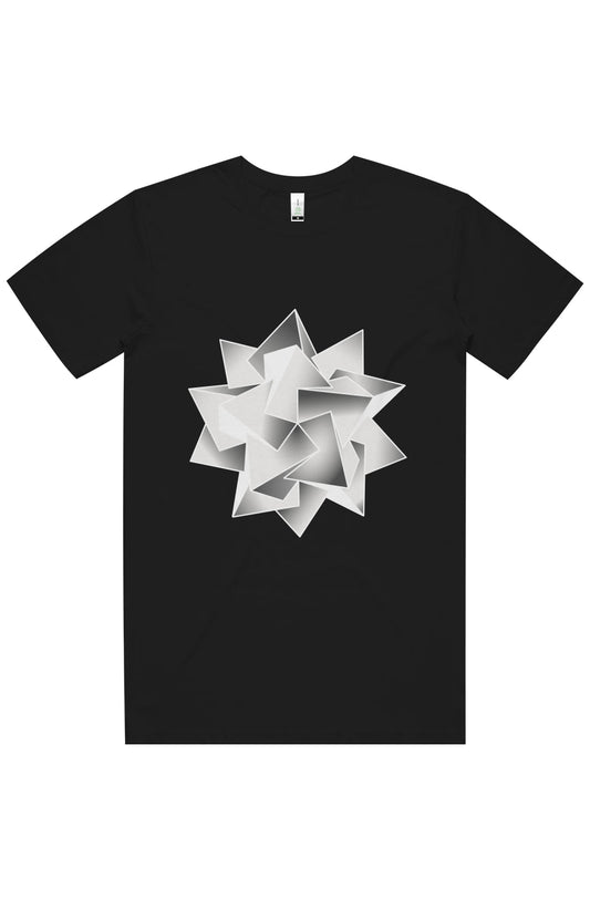 Men's Regular Fit T-Shirt Icosahedron 100% Organic Cotton - Wearable Alchemy