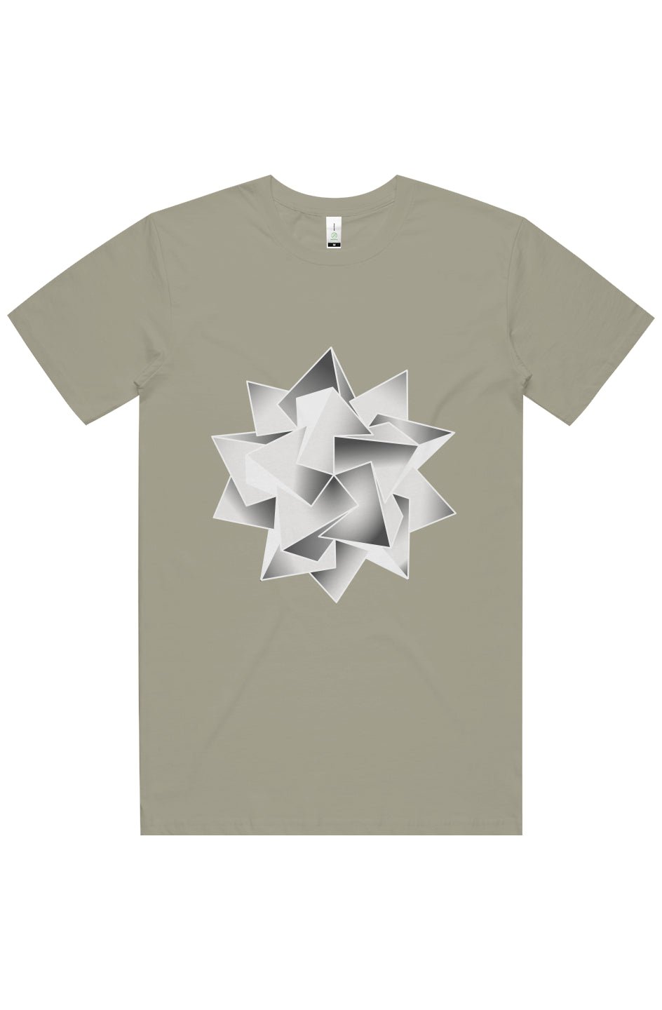Men's Regular Fit T-Shirt Icosahedron 100% Organic Cotton - Wearable Alchemy