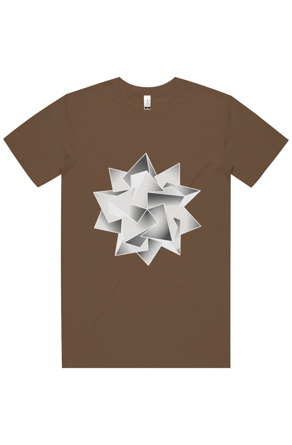 Men's Regular Fit T-Shirt Icosahedron 100% Organic Cotton - Wearable Alchemy