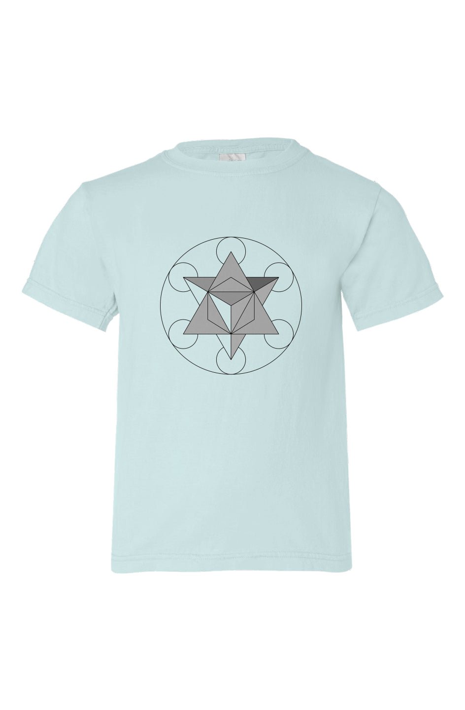 Primordial Force Merkaba Kids T Shirt 100% Organic Cotton - Wearable Alchemy